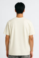 Bold Braids Regular T-shirt Cream | BHUNKS Originals
