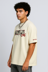 Bushido Oversized T-shirt Cream | OG Official Merchandise