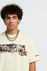 Bushido Oversized T-shirt Cream | OG Official Merchandise