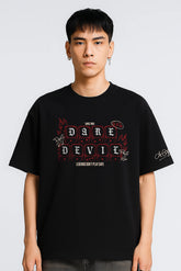 Dare Devil Oversized T-shirt Black | BHUNKS Originals