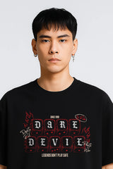 Dare Devil Oversized T-shirt Black | BHUNKS Originals