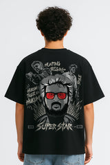 Hunting Begins Oversized T-shirt Black | BHUNKS Originals