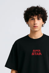 Hunting Begins Oversized T-shirt Black | BHUNKS Originals