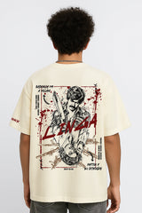 Linga Oversized T-shirt Cream | Magudam Official Merchandise