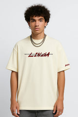 Linga Oversized T-shirt Cream | Magudam Official Merchandise