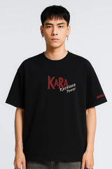Ruthless Power Oversized T-shirt Black | Kara Official Merchandise