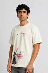 Anchored Power Regular T-shirt Cream | Magudam Official Merchandise