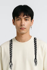 Bold Braids Regular T-shirt Cream | BHUNKS Originals