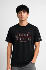 Dare Devil Regular T-shirt Black | BHUNKS Originals