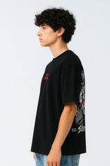 Hunting Begins Oversized T-shirt Black | BHUNKS Originals