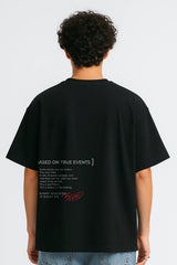 Every Kingdom Is Built On Blood Oversized T-shirt Black | BHUNKS Originals