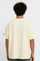 Robo Shankar Attitude Oversized T-shirt Cream | BHUNKS Originals