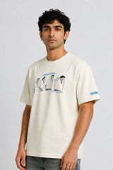 Robo Shankar Attitude Regular T-shirt Cream | BHUNKS Originals
