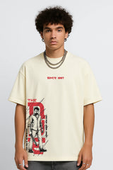 Since 1997 Oversized T-shirt Cream | BHUNKS Originals